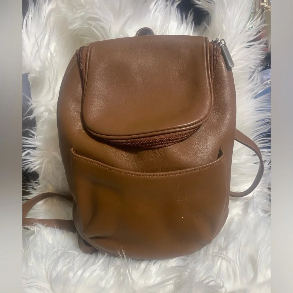 St. John's Bay Brown Backpack with Durable Design